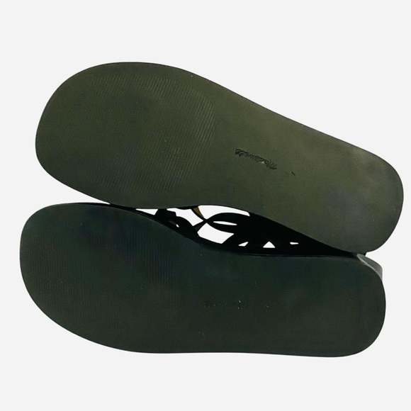 Madewell Sabina Platform Flatform Sandals Black 90s U2K Gladiator Like New - Picture 9 of 10